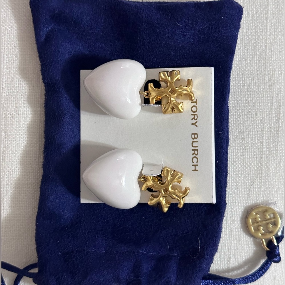 Tory Burch Roxanne Heart Earrings